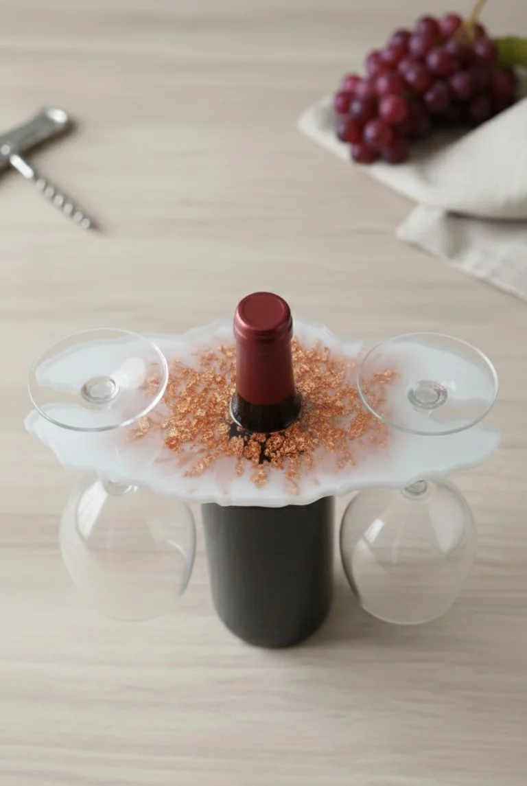 Porte Verres Artisanal en Résine