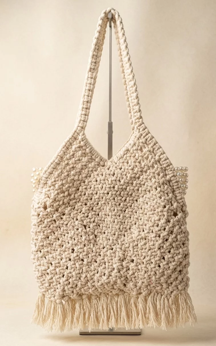 sac macramé 